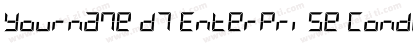 Yourname D7 Enterprise Condensed字体转换